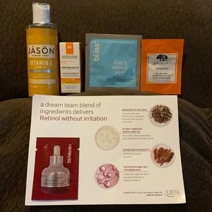 NWOT Oils, Sunscreen, Resurfacing Pad, & Serum